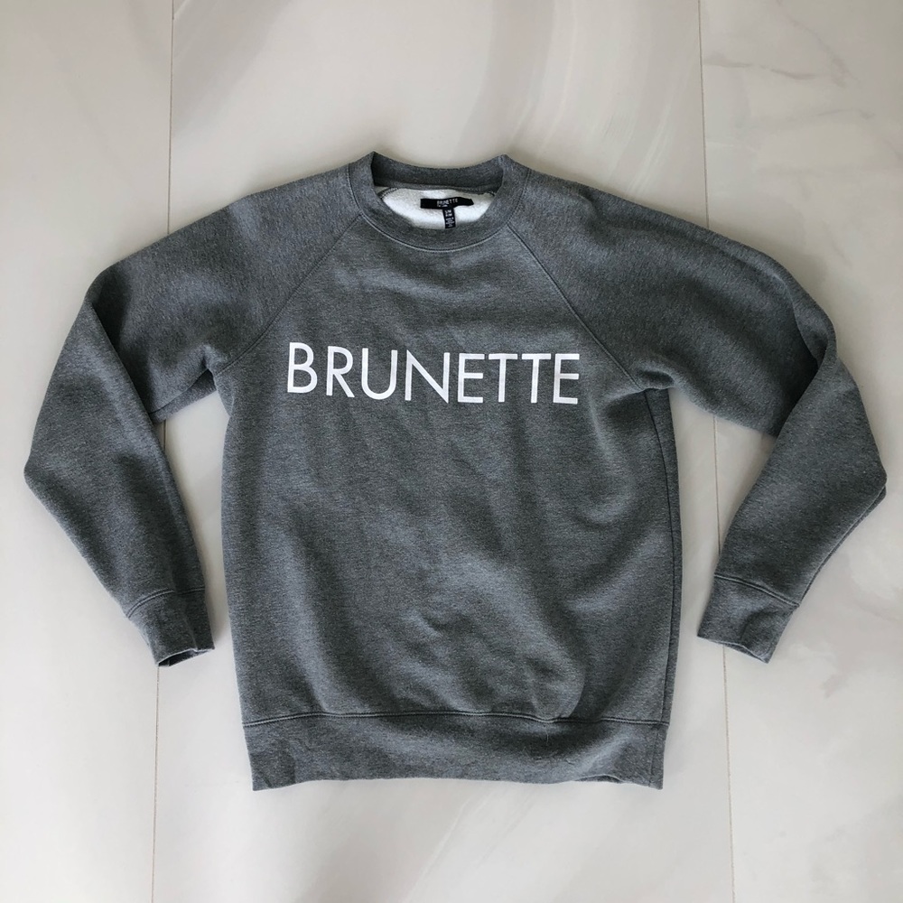 Brunette The Label Crew Neck Sweatshirt